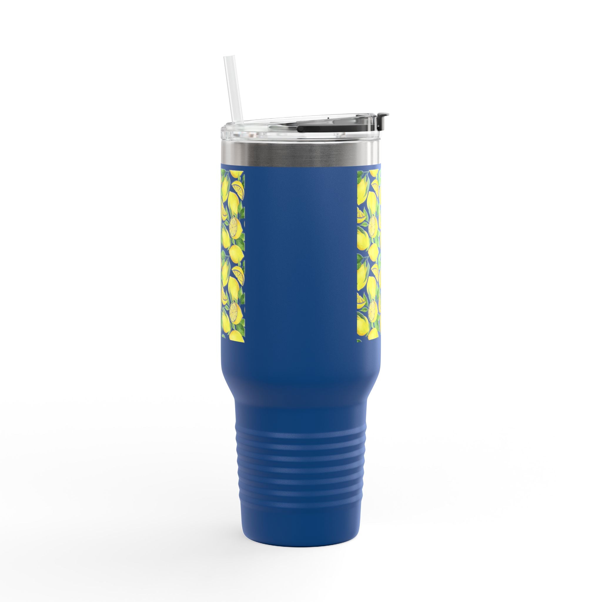 Lemon Blossom Insulated Travel Mug | 40oz | Perfect for Gifts, Eco-Friendly, Summer Vibes, Tea, Coffee, Outdoor Adventures, Beach