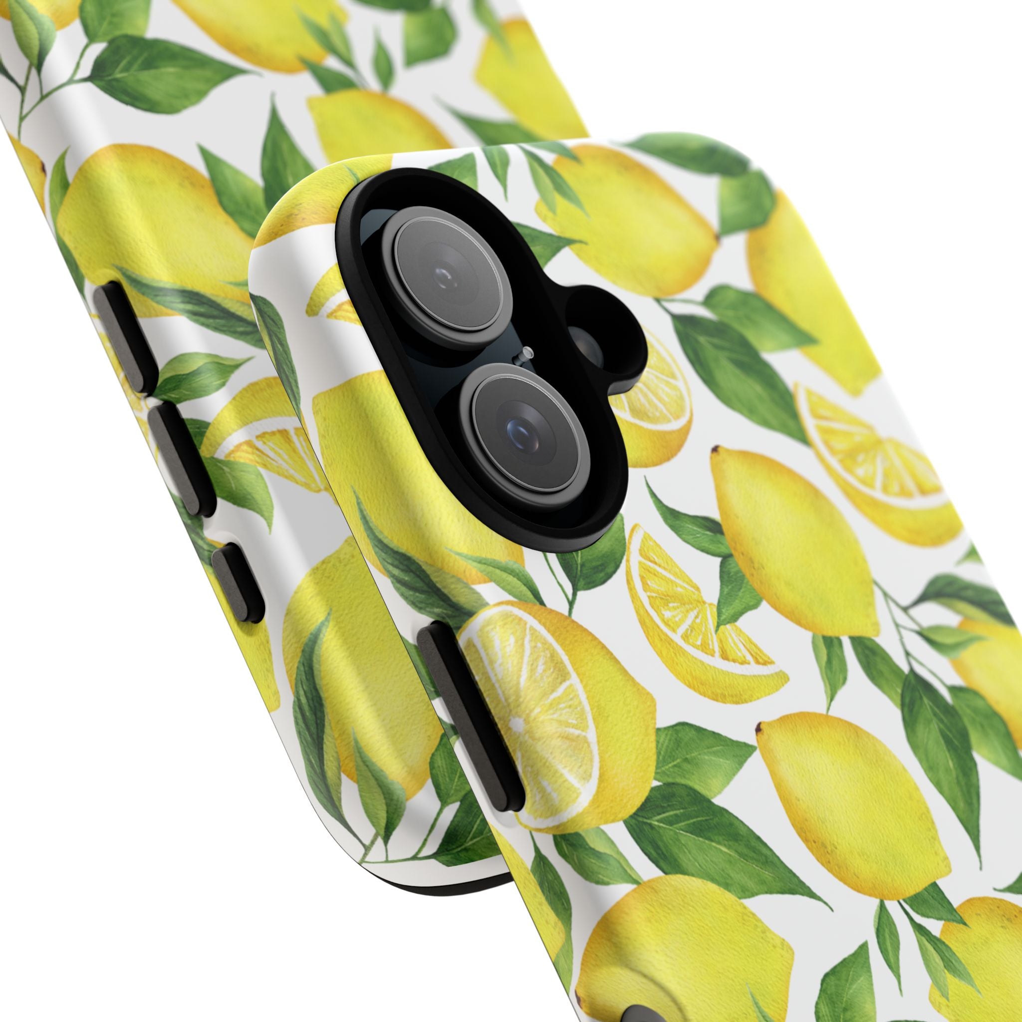 Vibrant Lemon Phone Case | Tough Cases, Citrus Phone Cover, Summer Vibe Accessories, Fruit Pattern Case, Gift for Her