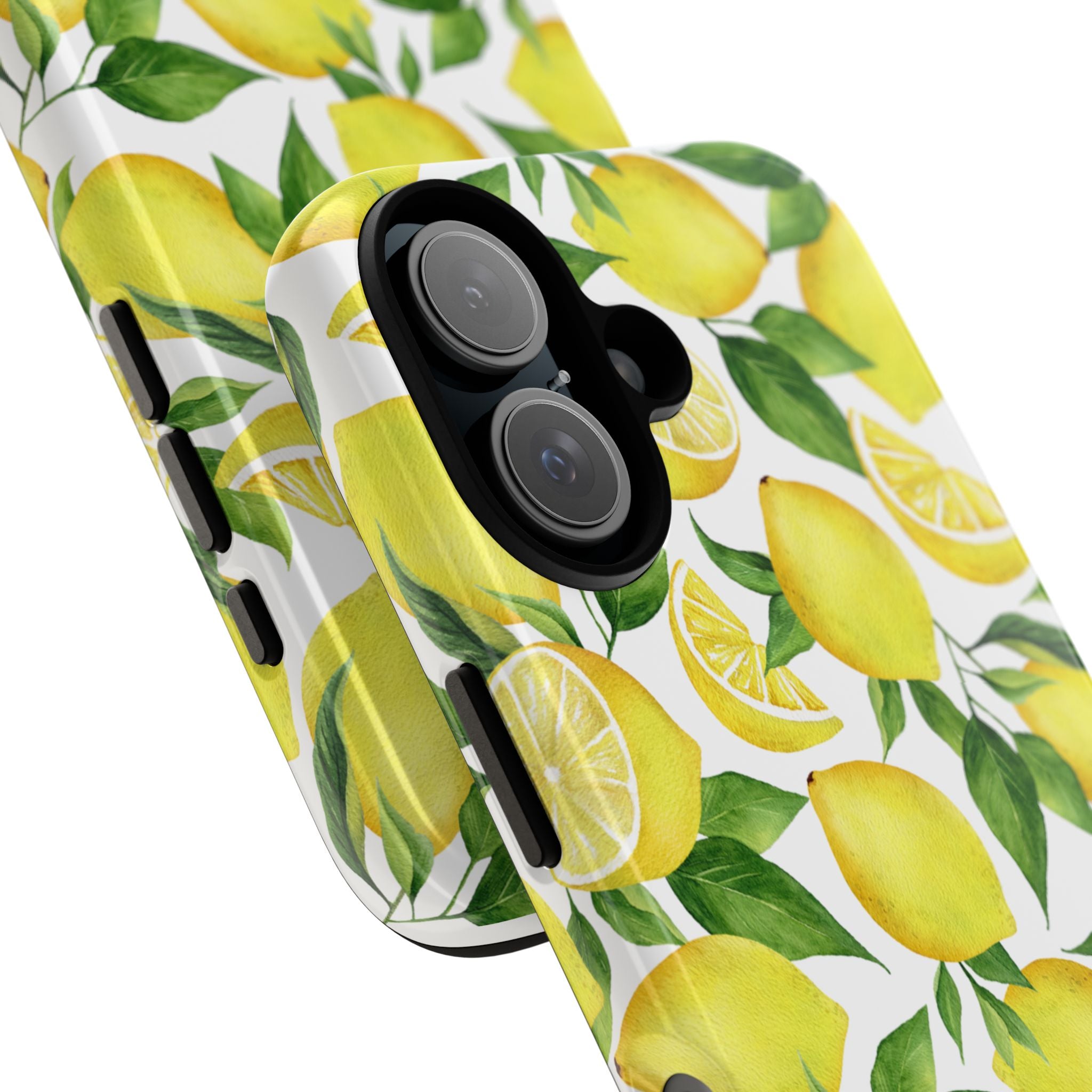 Vibrant Lemon Phone Case | Tough Cases, Citrus Phone Cover, Summer Vibe Accessories, Fruit Pattern Case, Gift for Her
