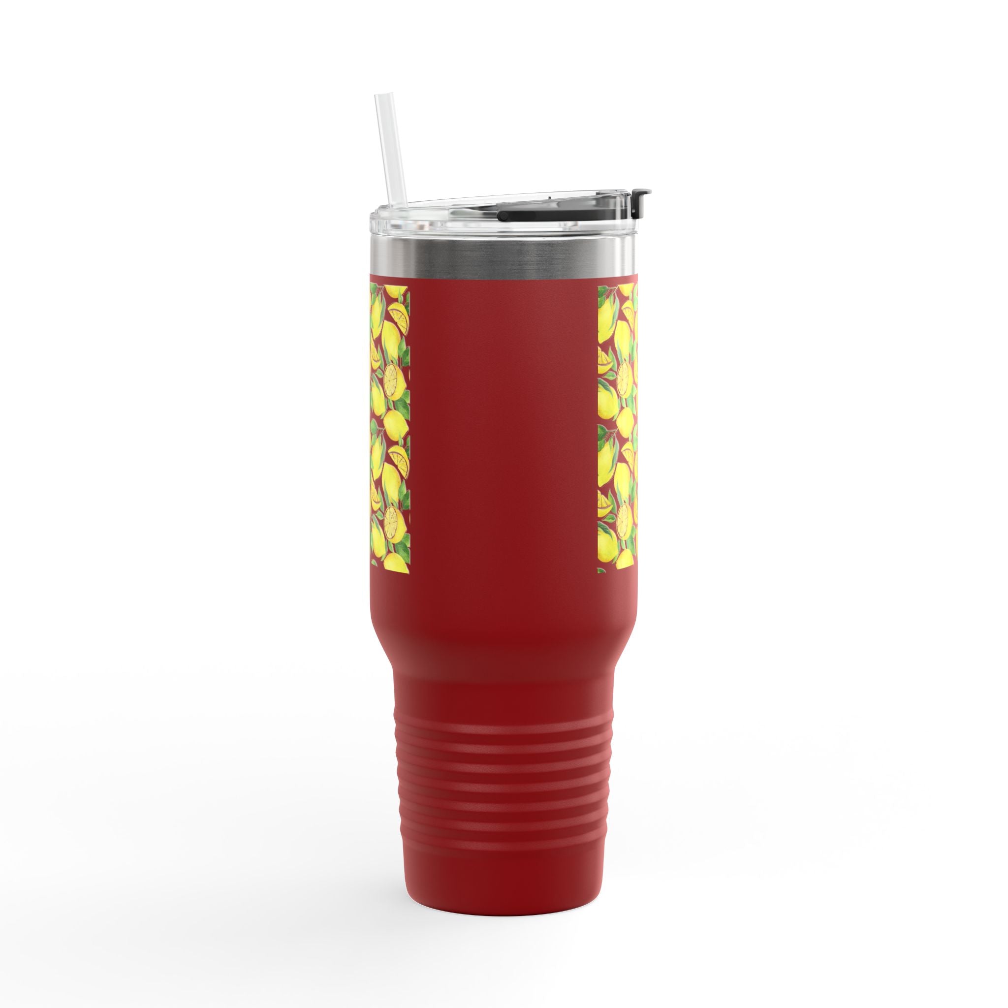 Lemon Blossom Insulated Travel Mug | 40oz | Perfect for Gifts, Eco-Friendly, Summer Vibes, Tea, Coffee, Outdoor Adventures, Beach